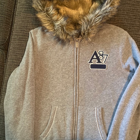 Aeropostale Tops - Aeropostale full zip hooded jacket Jr Large
